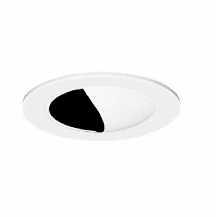Juno 16 WH 16 Series Adjustable Line Voltage Scoop Trim, 5 in OD, Incandescent Lamp, For Use With IC1, IC1W, IC1S, IC1P, TC1, TC1S, TC1R, APT1 Series Housing